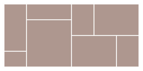 Trending bento box or bento grid UI UX template featuring horizontal landscape grid layout for modern dashboards websites and digital product presentations