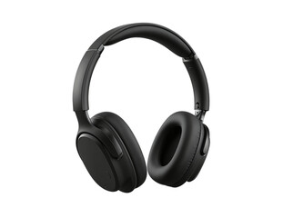 Modern black wireless headphones with sleek design and comfortable padded ear cups