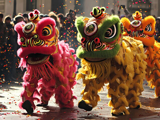 Festival of the lions london england on march