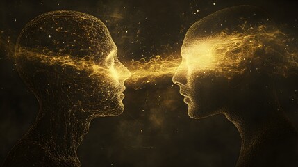 Adorable white robotic assistant with glowing blue eyes stands before a futuristic medical monitor displaying vital signs data