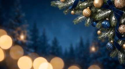 Serene Snow Covered Winter Forest Landscape with Foggy Atmospheric Depth