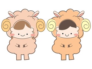 羊の着ぐるみ　子供