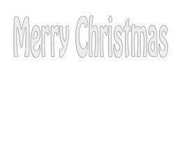 merry christmas snow isolated transparent for background text