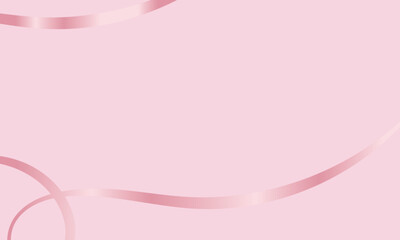 abstract pink background with ribbon