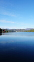 Fototapeta premium Lake Yogo – The Mirror Lake of Shiga, Japan