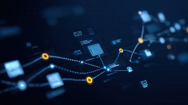 Enterprise data display where automation aligns delivery models and notification feeds lead team interaction to heighten performance through planning