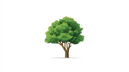 Forest tree icon isolated on white background