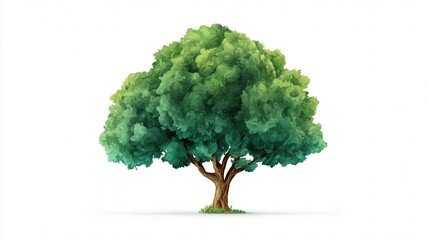 Forest tree icon isolated on white background