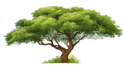 Forest tree icon isolated on white background