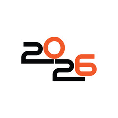 NEW YEAR 2026 LOGO VECTOR