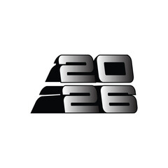 NEW YEAR 2026 LOGO VECTOR