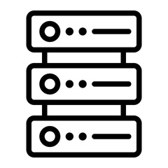 data server icon for illustration