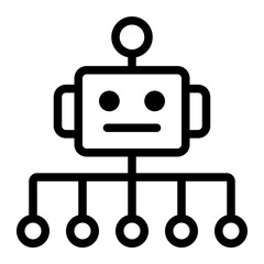 machine icon for illustration