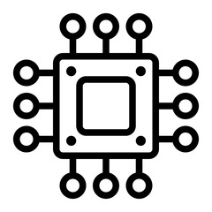 cpu icon for illustration