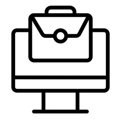 online work icon for illustration