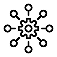 technology icon for illustration