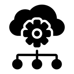 cloud icon for illustration