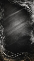 Obraz premium Abstract Black Background with Dust Trails and Light Accents