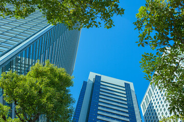 高層ビル　オフィス街