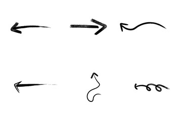 A completely black arrow