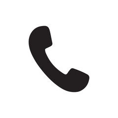 Telephone icon black