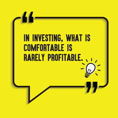 Stock and Crypto Investing Motivational Quote Sketch for Financial Freedom