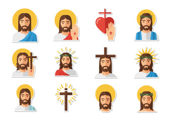 Icons of Jesus Christ A Collection of Religious Symbols