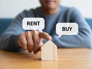 A professional businessman in a suit holding a message board with the word sale to communicate a successful business concept and customer service message