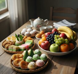 fruits and vegetables on the table