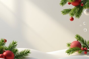 A Christmas greeting card featuring an image of a beautifully decorated Christmas tree, surrounded by green, red, and gold ornaments, perfect for the holiday season.