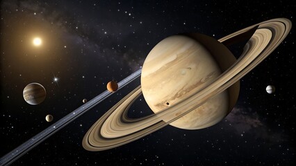 planet floating in space surrounded by stars