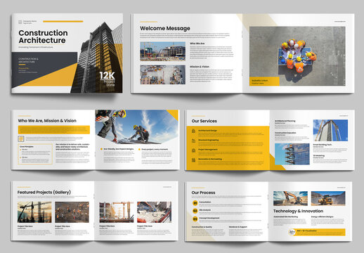 Architecture Construction Brochure Template