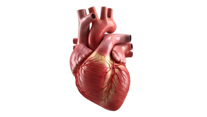 Anatomical image of a human heart