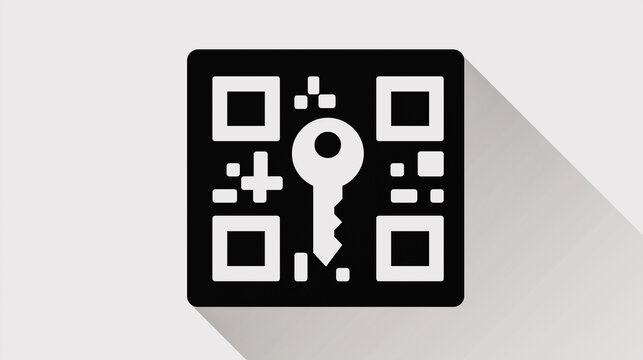 A QR code image containing a key representing security, information, and digital access. - Powered by Adobe