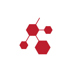 molekul symbol science vector design