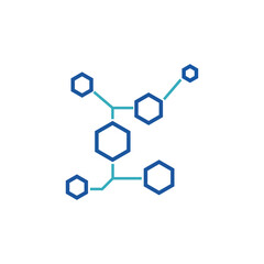 molekul symbol science vector design