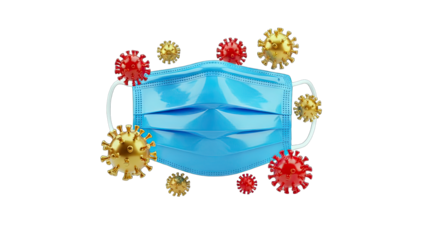 Medical Mask Protecting From Coronavirus Infection