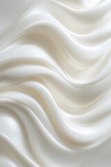 Obraz premium Elegant textures create a soft background perfect for luxury skincare packaging display Generative AI