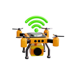 drone 3d render icons