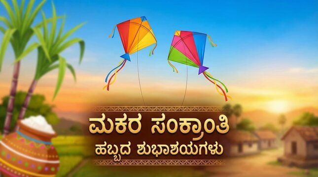 Sankranti poster in Kannada