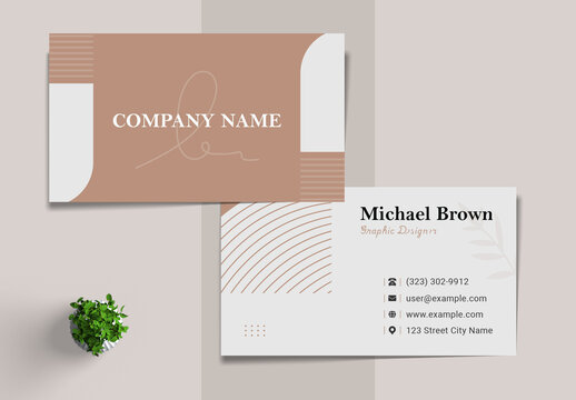 Minimal Business Card Design