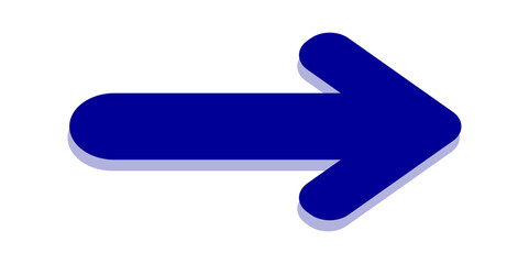 blue arrow road sign colorful. Icons arrow