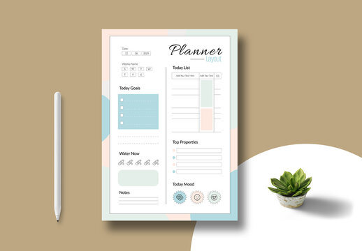 Personal Planner Layout