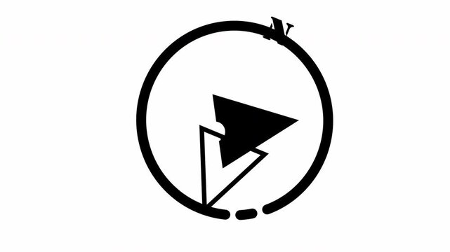 map location direction video motion animation