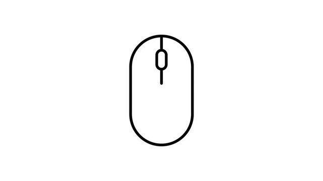  A simple mouse icon in PNG format, featuring a classic computer mouse design in a minimalist style.
