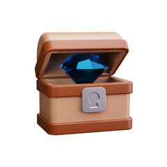 diamond 3d render icons