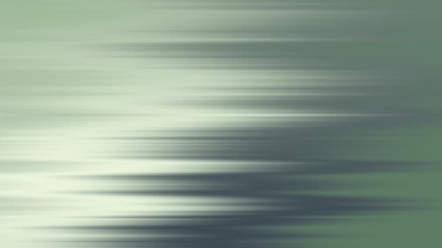 Abstract blurred photograph featuring greenish grey gradient with horizontal lines. Suitable for backgrounds, presentations, or design elements in graphic projects.