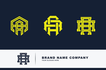 Modern logo designs for business branding and company identity
