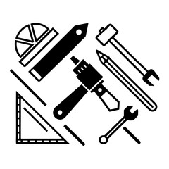 set of tools for construction