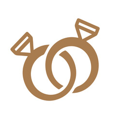 Intertwined Wedding Rings